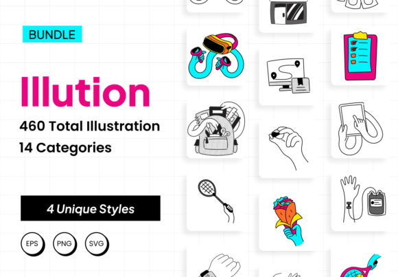 Illution Bundle Illustration: Elevate Your Design Projects
