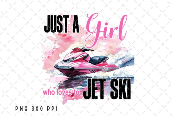 Just a Girl Who Loves to Jet Ski Summer: A Design Asset for High-Adrenaline Brands