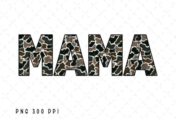 Mama Camo Camouflage Western Country PNG