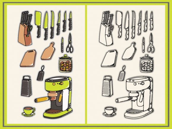 Old Style Kitchen Clipart: Charming Tools & Utensils