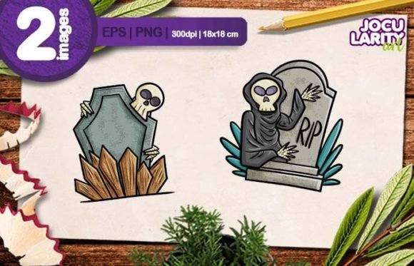 Tombstone with Skull Cartoon Vector: A Designer's Guide